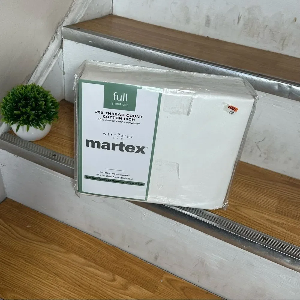 Martex Classic White Bedding Set